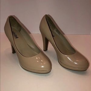 Unlisted Nude Patent Heels